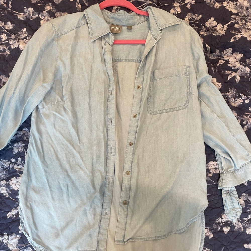 Soho Light Blue Denim Shirt